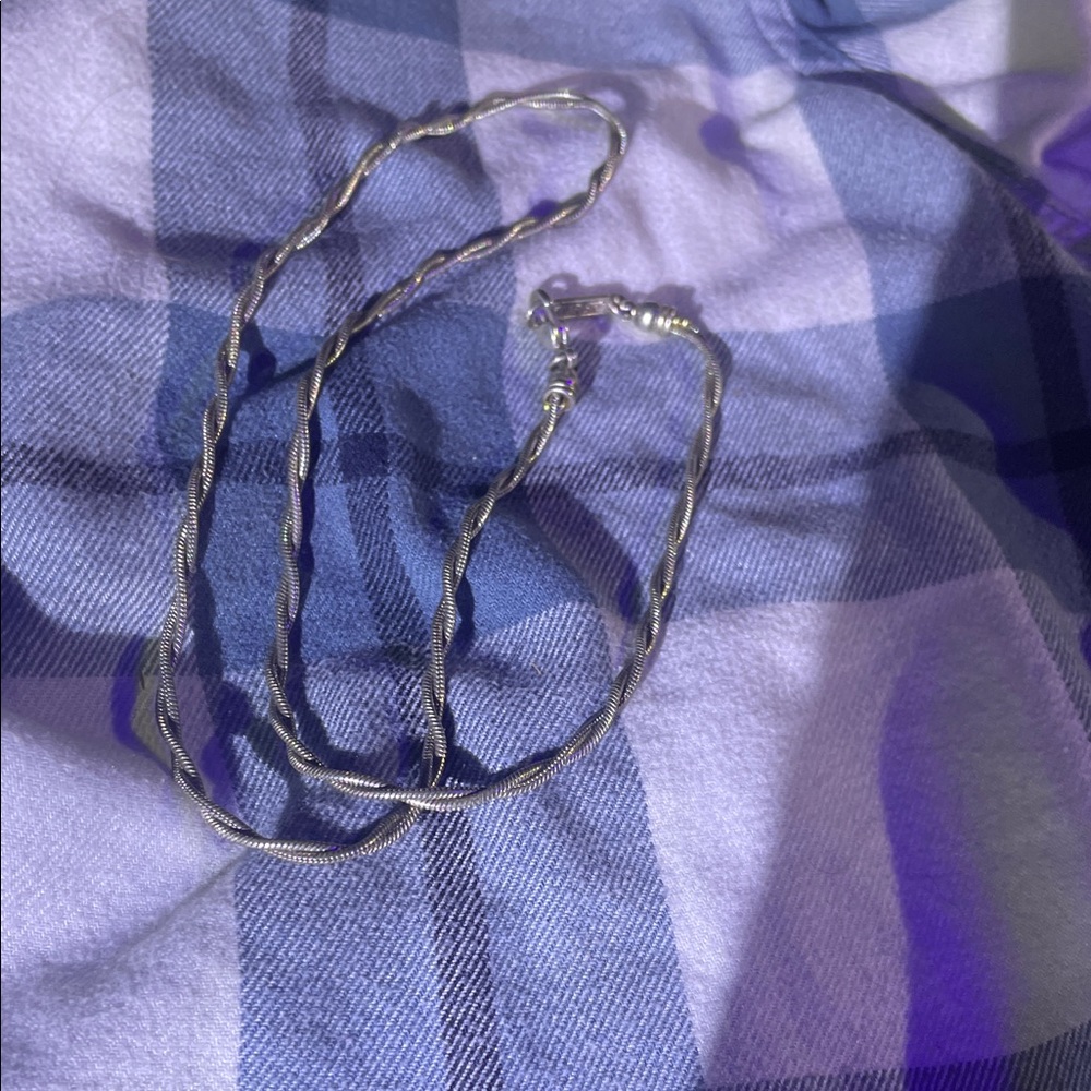 Napier Silver-Tone Twisted Rope Necklace